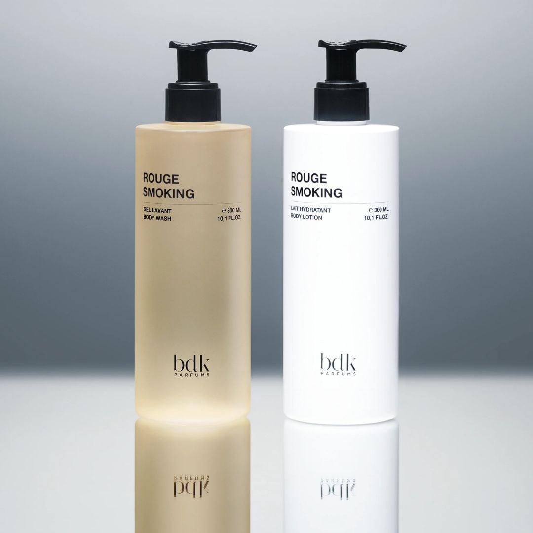 BDK Parfums – Rouge Smoking body wash 300 ml and 300 ml body lotion