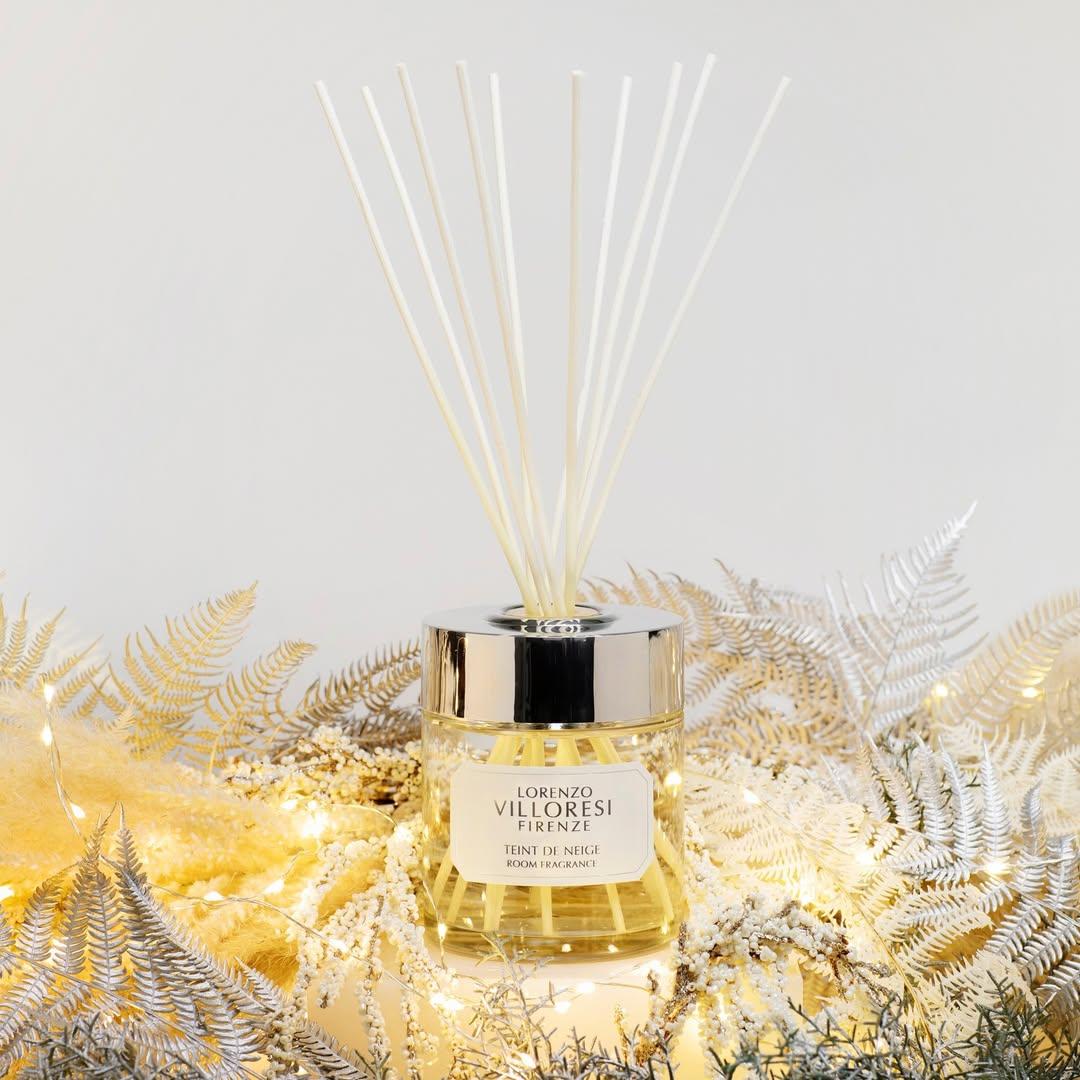 Lorenzo Villoresi Teint de Neige geurstokjes reed diffuser