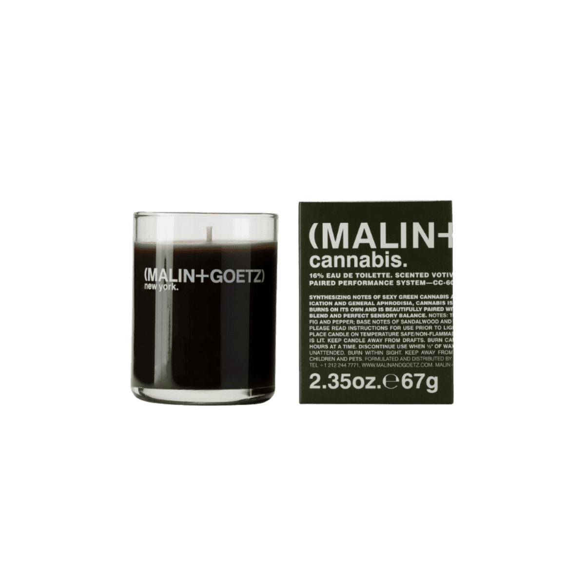 MALIN+GOETZ - Cannabis geurkaars 67 g