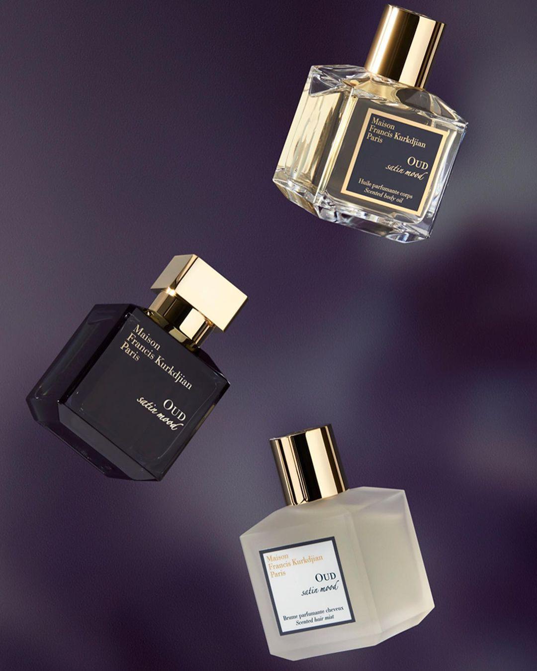 Maison Francis Kurkdjian - Oud satin mood eau de parfum - body oil - hair mist | Perfume Lounge