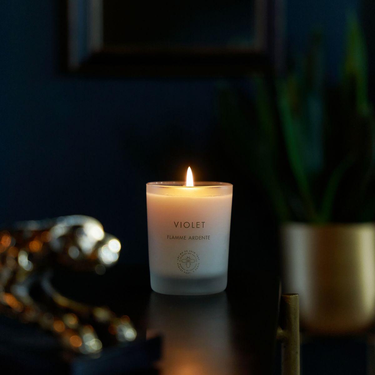 Violet - Flamme Ardente scented candle